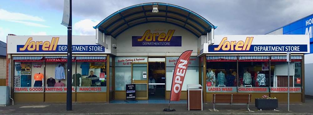 Sorell Banner Store Front