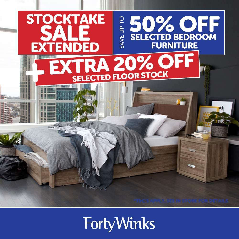 Stocktake Sale Extended Addison Bedroom Furniture Shop