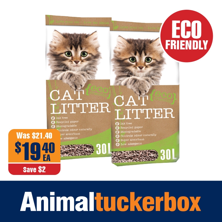 Ink Free Recycled Eco Friendly Cat Litter 30L Bag Shop Tasmania