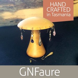 Tasmanian Timber Mushroom Earring Stand