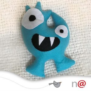CURLY the Soft Felt Monster