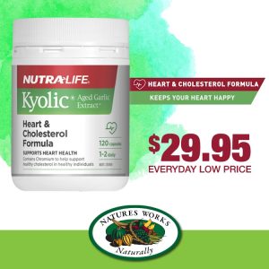 NutraLife Kyolic Aged Garlic Extract – 120 Capsules