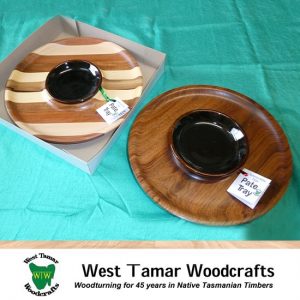 Tasmanian Timber Pate Tray with Bowl