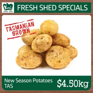 New Season Tasmanian Potatoes