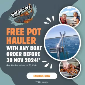 Free Pot Hauler with November Boat Orders!