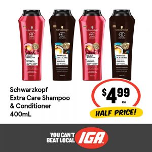 Schwarzkopf Extra Care Shampoo & Conditioner 400mL