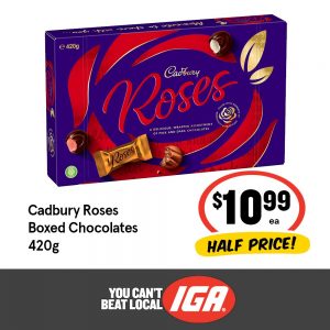 Cadbury Roses Boxed Chocolates 420g