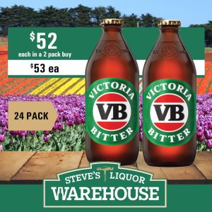 Victoria Bitter 375ml Stubbies - 24 Pack