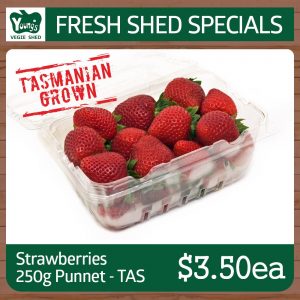 Tasmanian Strawberries 250g Punnet