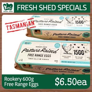 Rookery Creek Free Range Eggs 600g