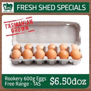 Rookery Creek Free Range Eggs 600g