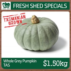 Tasmanian Whole Grey Pumpkin
