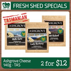 Ashgrove Cheese 140g Varieties