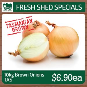10kg Tasmanian Brown Onions
