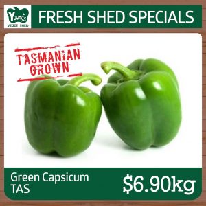 Tasmanian Green Capsicum