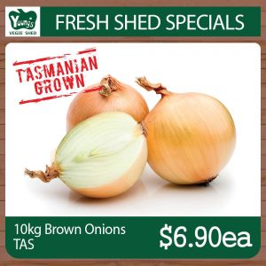 10kg Tasmanian Brown Onions