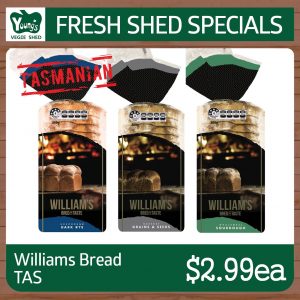 William's Bread Varieties