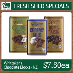 Whittaker's Chocolate Blocks 250g