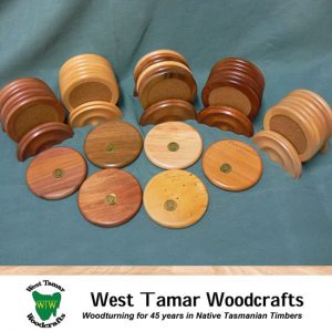 Set of 6 Tasmanian Timber Coasters