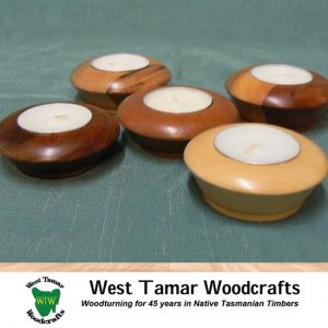 Tasmanian Timber Tealight Candle Holders