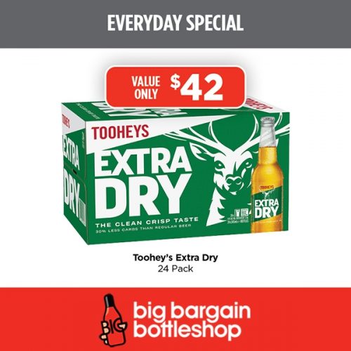 BBB Tooheys Extra Dry TED 24 Pack