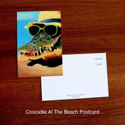 Croc Postcard