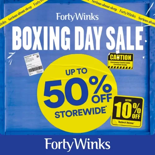 Forty Winks Boxing Day Sale Now On