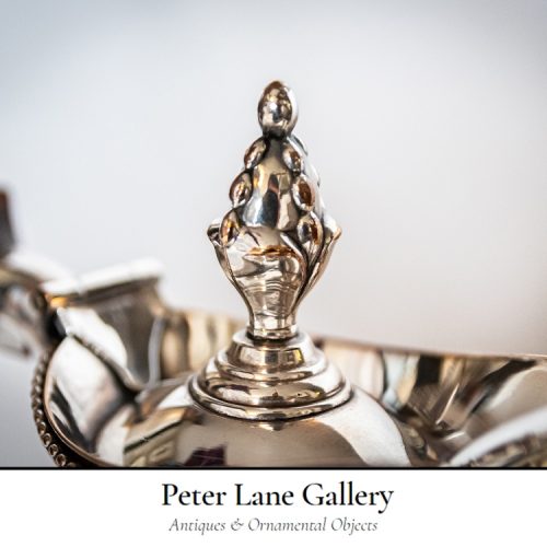 Peter Lane Old Sheffield Plate neoclassical Adam Style ewer lid