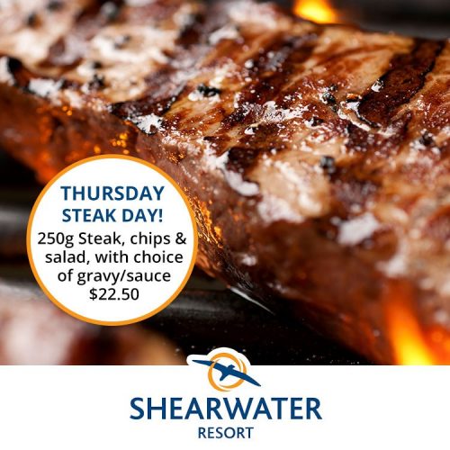 Shearwater Thursday Steak Day