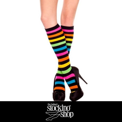 The Stocking Shop Rainbow High Knee