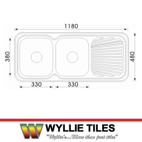 Wyllie Tiles Sink Measurements