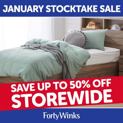 Forty Winks New Year Sale