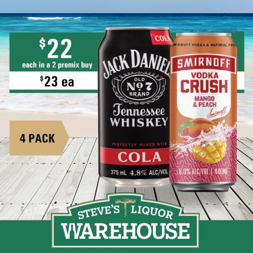 Jack Cola Smirnoff Crush 4p