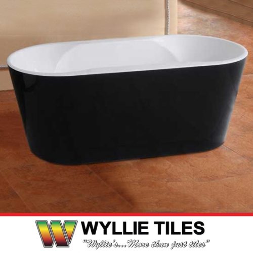 Wyllie Tiles Blk Wht FS Bath HLA108 1099