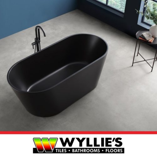 Wyllie Rounded Freestanding Bath BLK
