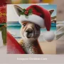 Kangaroo Xmas Card