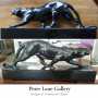 Peter Lane Art Deco Black Ceramic Panther full