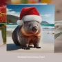 Wombat Xmas Card